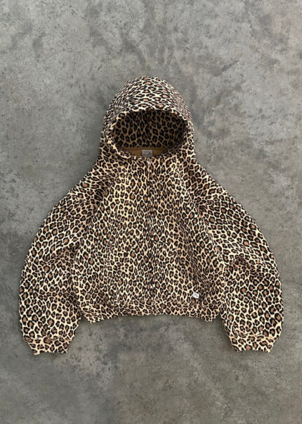 AKIMBO ZIP-UP HOODIE - LEOPARD