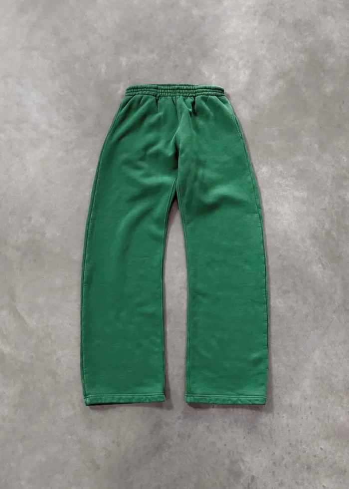 AKIMBO STRAIGHT-LEG SWEATPANTS FOREST GREEN