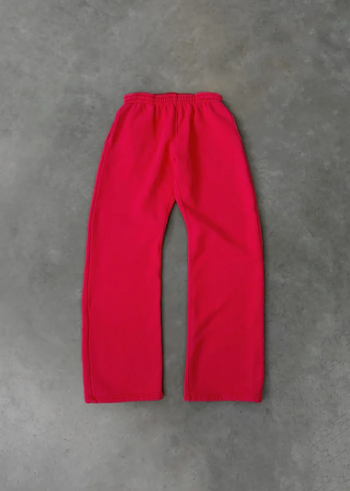 AKIMBO STRAIGHT-LEG SWEATPANTS STRAWBERRY RED