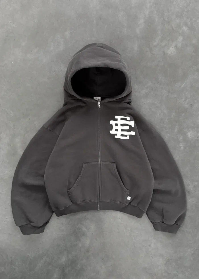 ERIC EMANUEL x AKIMBO x TYRRELL WINSTON ZIP-UP CHARCOAL