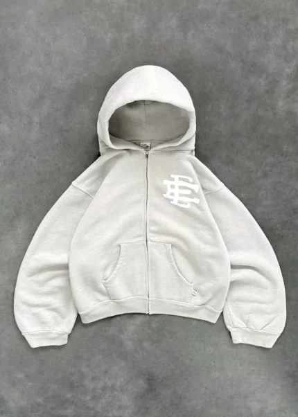 ERIC EMANUEL x AKIMBO x TYRRELL WINSTON ZIP-UP HEATHER GREY